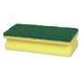 ABENA Skuresvamp, 14x7x4,2cm, grøn, nylon/polyester/polyether, grov skureeffekt