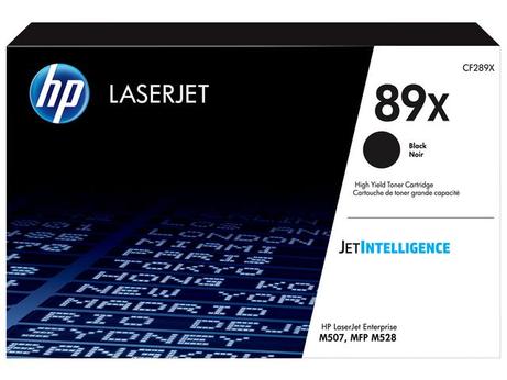 HP 89X - høykapasitets - svart - original - LaserJet - tonerpatron (CF289X) (CF289X)