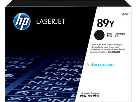 HP 89Y - høykapasitets - svart - original - LaserJet - tonerpatron (CF289Y) (CF289Y)