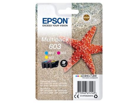 EPSON Multipack 3-colours 603 Ink (C13T03U54010)