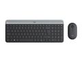 LOGITECH Slim Wireless Keyboard and Mouse Combo MK470 - GRAPHITE - PAN - NORDIC