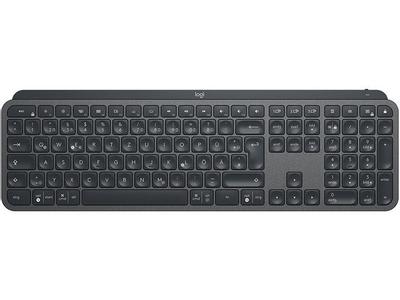 LOGITECH MX Keys Advanced Wireless Illuminated Keyboard, Graphite (No (920-009411)