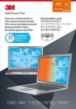 3M GPF17.0W Gold Privacy Filter Skjerm Filter for laptop og desktop monitor (wide) 17.0"W (GPF17.0W)