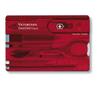 VICTORINOX SWISSCARD red transparent