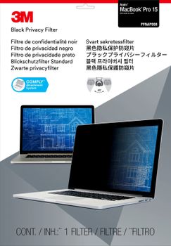 3M PRIVACY FILTER APPLE MACBOOK PFNAP008PRIVACY FILTER MACBOOK15 ACCS (7100115703)