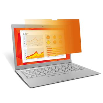 3M personvernfilter i gull for 14" Laptops 16:9 with COMPLY - notebookpersonvernsfilter (GF140W9E)