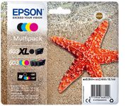 EPSON STARFISH MULTIPACK 4-COLOURS 603 XL BLACK/ STD. CMY (C13T03A94010)
