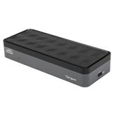 Targus Universal Quad 4K (QV4K) dokkingstasjon - USB-C / Thunderbolt 3 med 100W Power Delivery (DOCK570EUZ)