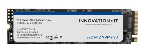 Innovation IT SSD 512GB Black M.2 NVMe PCIe 3D TLC retail (00-512111)