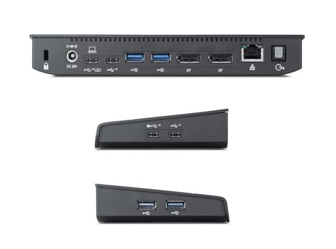 FUJITSU USB-C Port Replicator PR09, High-End USB-Type C for universa (S26391-F6007-L500)