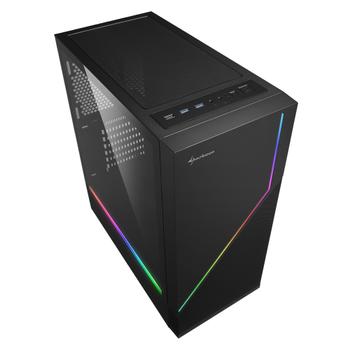SHARKOON Rgb Flow Midi Tower Black (4044951028146)