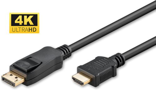 MICROCONNECT DisplayPort 1.2 - HDMI M-M 3M (DP-HDMI-3004K)