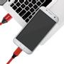 LOGILINK - USB-A 2.0 cable to micro-USB male, red, 0.3m (CU0151)