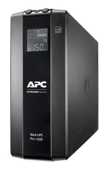 APC Back-UPS Pro BR1600MI - UPS - AC 230 V - 960 Watt - 1600 VA - USB - output connectors: 8 - black (BR1600MI)