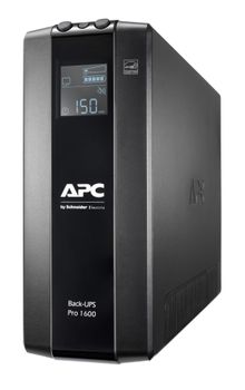 APC Back UPS Pro BR 1600VA, 8 Outlets, AVR, LCD Interface (BR1600MI)