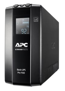 APC Back UPS Pro BR 900VA, 6 Outlets, AVR, LCD Interface (BR900MI)