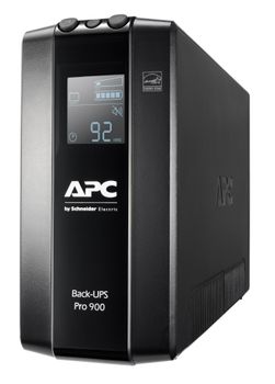 APC Back UPS Pro BR 900VA, 6 Outlets, AVR, LCD Interface (BR900MI)