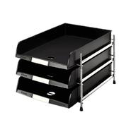 ESSELTE Letter tray Rack C4-3 Black trays