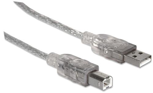 MANHATTAN kabel USB 2.0 A-B M/M 3m (340458)