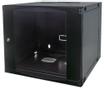 INTELLINET Server Schrank 19" Wallmount Cabinet 6U (H-B-T 327 x 540 x 600 mm) double section[bk], Flatpack