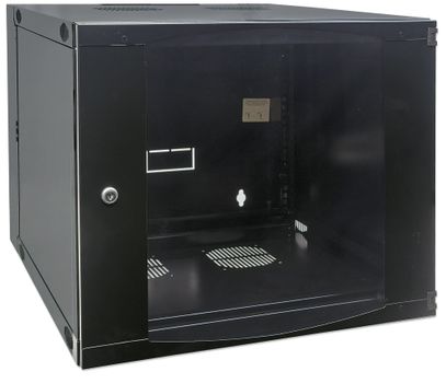 INTELLINET Server Schrank 19" Wallmount Cabinet 9U (H-B-T 460 x 540 x 600 mm) double section[bk],  Flatpack (713849 $DEL)