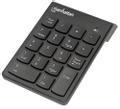MANHATTAN Numeric Wireless Keypad, USB, Wireless, 18 Full-Size Keys, Black