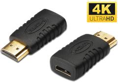 MICROCONNECT HDMI 19 - HDMI 19C M-F Adapter MICRO