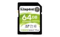 KINGSTON Canvas Select Plus - Flash memory card - 64 GB - Video Class V10 / UHS-I U1 / Class10 - SDXC UHS-I