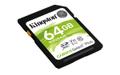 KINGSTON 64GB SDXC CANVAS SELECT PLUS 100R C10 UHS-I U1 V10 NS (SDS2/64GB)