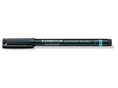 STAEDTLER Marker Lumocolor Perm Textil 0,6mm sort
