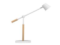 Bordlampe UNILUX Vicky hvid/træ