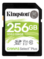Kingston Canvas Select Plus - flashminnekort - 256 GB - SDXC UHS-I