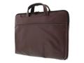 DELTACO Carrying case 15.6 PU-treated leather Brown