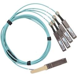 DELL EMC 200GbE QSFP28-DD to 2x100GbE QSFP28 Active Optical CableBreakout No FEC 5M (470-ACUE)