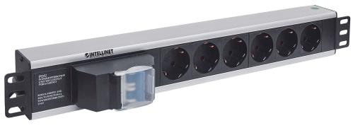 INTELLINET 19 1.5U Rackmount 6-Way Power Strip (711432)