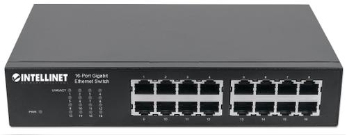 INTELLINET 16-Port Gigabit Desktop/ rackm. (561068)