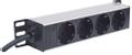 INTELLINET 10 1U Rackmount 4-Way power strip (714020)