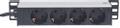 INTELLINET 10 1U Rackmount 4-Way power strip (714020)