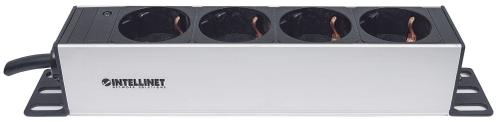 INTELLINET 10 1U Rackmount 4-Way power strip (714020)