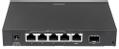 INTELLINET SFP Combo Port, 4 x PSE Ports, IEEE 802.3at/ af Power over  ( / ) Compliant,  80 W, Desktop (Euro 2-pin plug) Switch 5-porte Gigabit  PoE+ (561174)