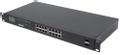 INTELLINET 2 SFP Ports, LCD Display, IEEE 802.3at/ af Power over  ( / ) Compliant,  370 W, Endspan, 19 Rackmount (Euro 2-pin plug) Switch 16-porte Gigabit  PoE+ (561259)