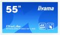 IIYAMA Kosketusnäyttö,  kapasitiivinen - 55inch PCAP WHITE Anti-glare Bezel Free 15-Points Touch Screen, 3840x2160 (4K), (TF5538UHSC-W2AG)