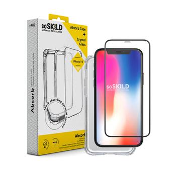 SOSKILD Mobildeksel Absorb 2.0 Impact Case Bundle iPhone 11 Pro Max  Inkl. Temp. Glass Skjermbeskytt (SOSGECTEM0036)