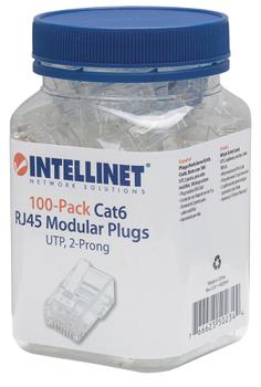 INTELLINET 100-Pack Cat6 RJ45 Modular (502344)