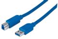 MANHATTAN Kabel USB 3.0 A-St. > B-St. 3,0m [bu] MHP