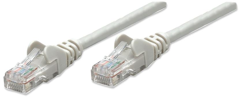 INTELLINET Network Cable RJ45, Snagless, Cat5e, UTP 0.5m, Grey (318228)