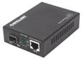 INTELLINET Gigabit PoE+ Media Converter 1x1000Base-T RJ45/1xSFP, PoE+ Injector