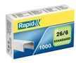 RAPID staples Standard 26/6 Galvanized Box of 1000