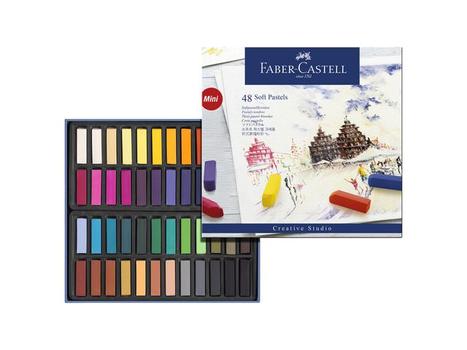 FABER-CASTELL Tørrpastellkritt ass farger (48) (128248)