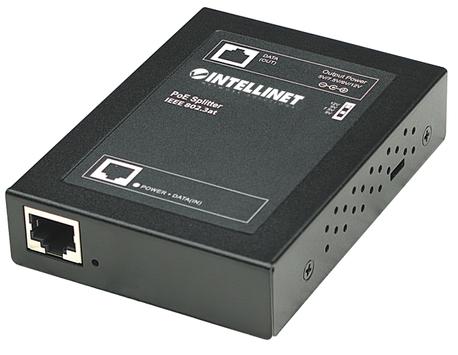 INTELLINET PoE+Splitter IEEE802.3at 5/ 7.5/ 9/ 12V DC sw (560443)